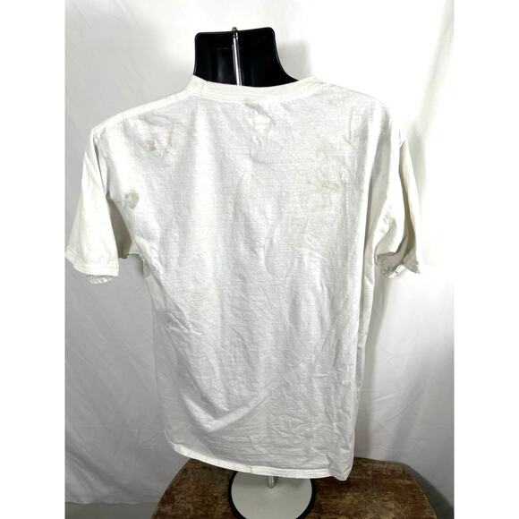 Disney Mickey Mouse Checkerboard Tee White L - Picture 2 of 6